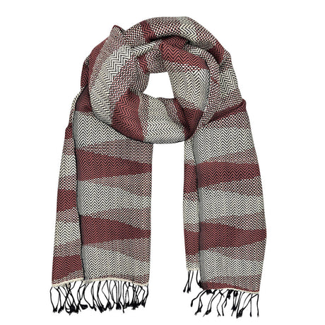 Cambodia Chevron Tapestry Scarf by SLATE + SALT - Sumiye Co