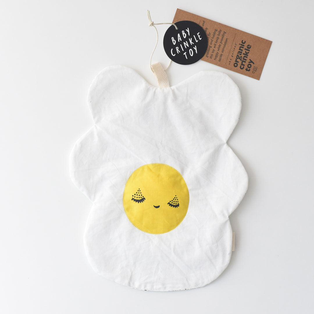 Organic Crinkle Toy - Egg - Sumiye Co