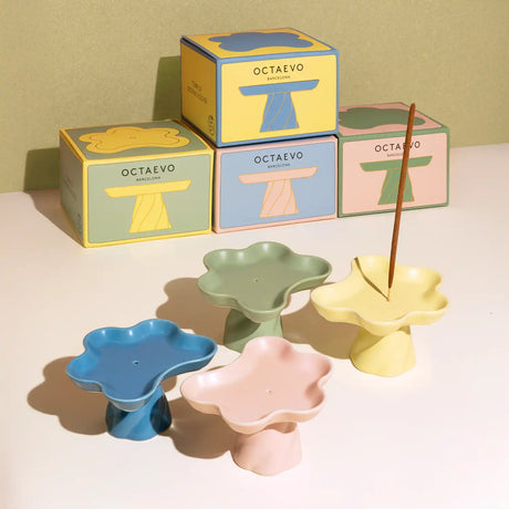 Templo Incense Holder - Pink by OCTAEVO - Sumiye Co