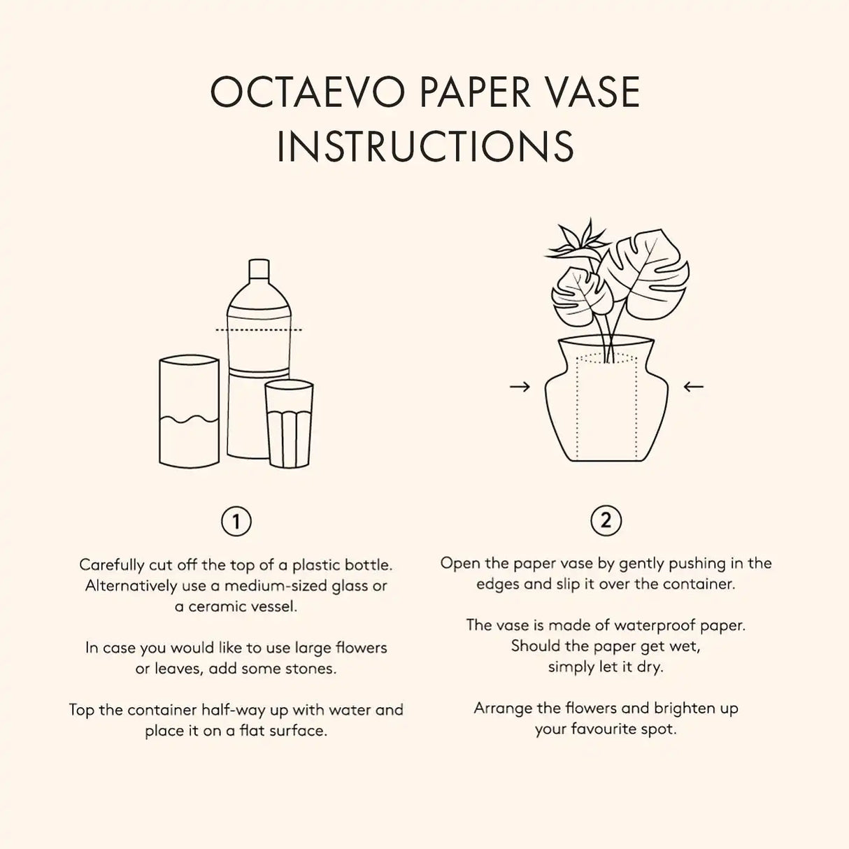 Octaevo Mini Paper Vase Butterfly - Sumiye Co