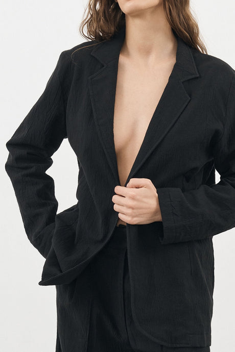 Pera Blazer - Black - Sumiye Co
