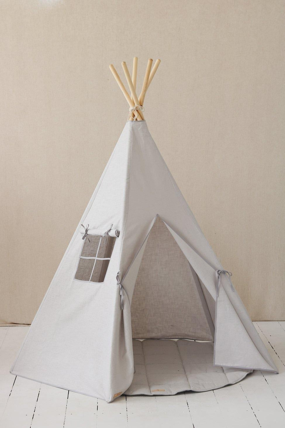 Teepee Tent Linen “Pigeon Grey”