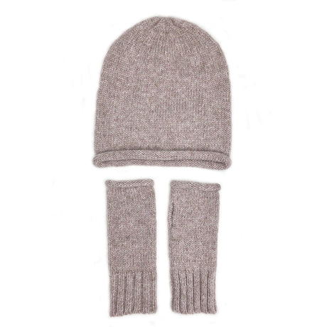 Blush Essential Knit Alpaca Beanie by SLATE + SALT - Sumiye Co
