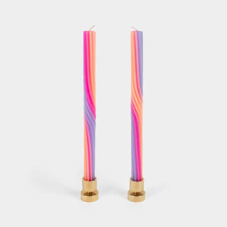 Pivot Candles - Orange, Pink & Lavender (2 pack) - Sumiye Co