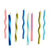 Wiggle Candles - Orange, Pink & Lavender (2 pack) - Sumiye Co