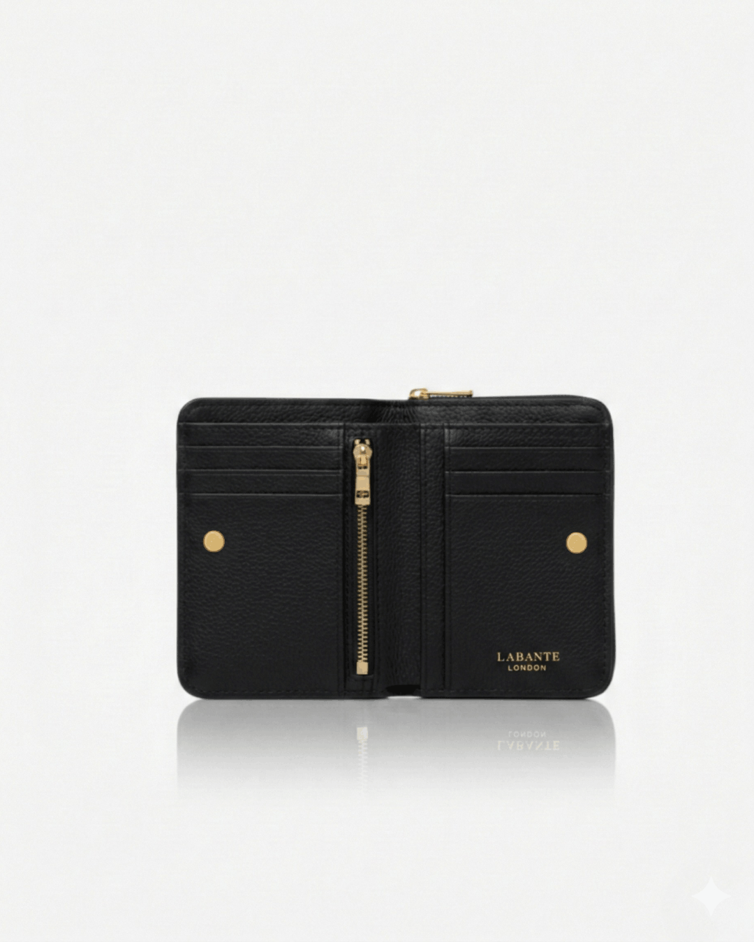 Regents Park Mini Black Plant-Based Leather Wallet ( Available for Pre-order 25th May)-1