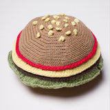 Organic Baby Toys - Newborn Rattles | Knit Hamburger by Estella - Sumiye Co