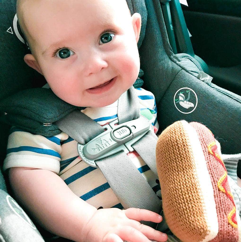 Organic Baby Toys - Newborn Rattles | Hot Dog by Estella - Sumiye Co