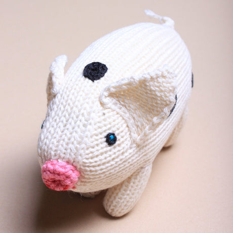 Organic Baby Toys - Newborn Rattles | Pig by Estella - Sumiye Co