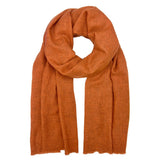 Terracotta Handloom Cashmere Scarf-0