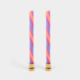 Rope Candles - Orange, Pink & Lavender (2 pack) - Sumiye Co