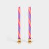 Rope Candles - Orange, Pink & Lavender (2 pack) - Sumiye Co