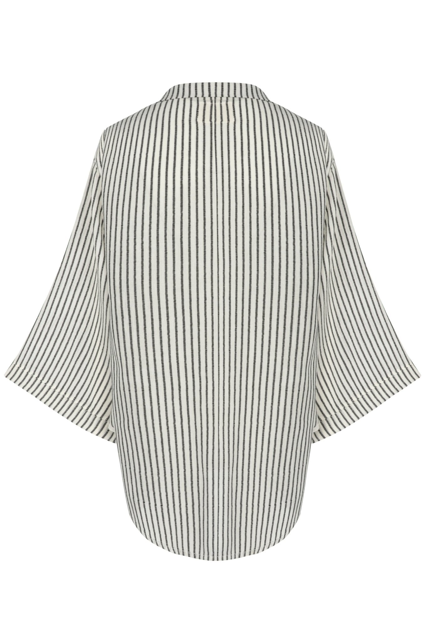 Sade Top - Black Stripes by The Handloom