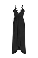 Sage Maxi Dress - Black - Sumiye Co