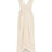 Sage Maxi Dress Natural With Gold Stripes - The Handloom