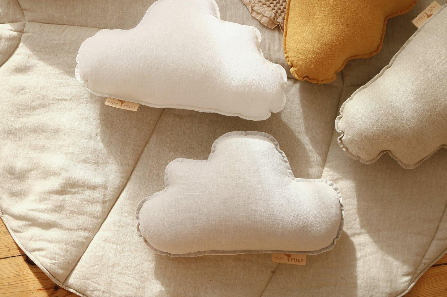 Cloud Pillow Linen “Sand” | Kids Room & Nursery Decor