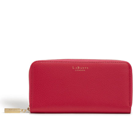 Serene Pink Vegan Zip Around Wallet-0