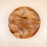 Serving Tray - 5-Compartment Serving Tray - Acacia Wood | LIKHÂ - LIKHÂ