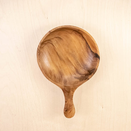 Serving Tray - Round Serving Tray with Handles - Acacia Wood | LIKHÂ - LIKHÂ