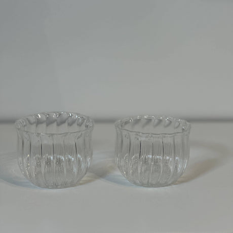 Kira Small Glass Cups - Set of 4 - Sumiye Co