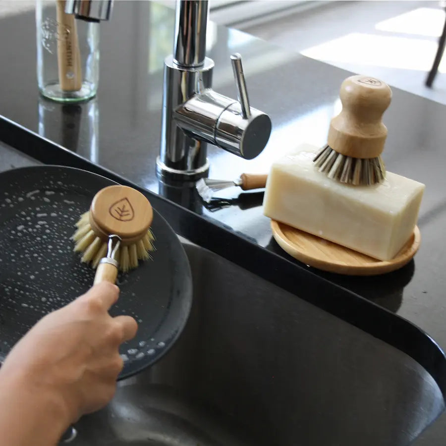 Zero Waste Dish Soap Set - Long Brush Kit-1