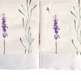 Lavender Stems Bamboo Muslin Security Baby Blankie-0