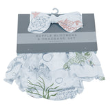 Baby Ruffle Bloomers & Headband Set | Turtles -0