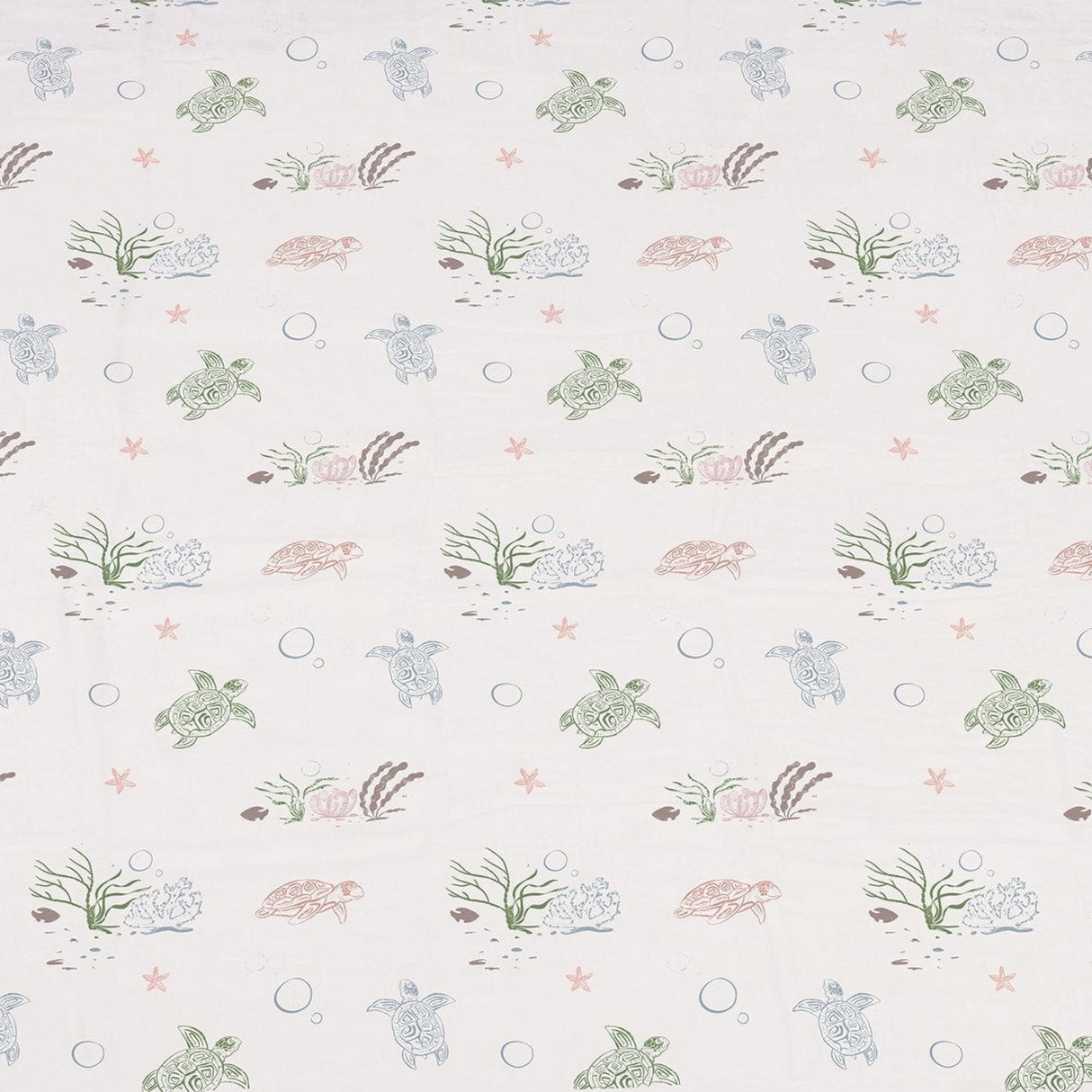 Changing Pad Cover/Bassinet Sheets 2PK | Turtles & Water Lily - Sumiye Co