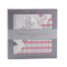 Playful Kitty and Candy Stripe Bamboo Muslin Newcastle Blanket-0