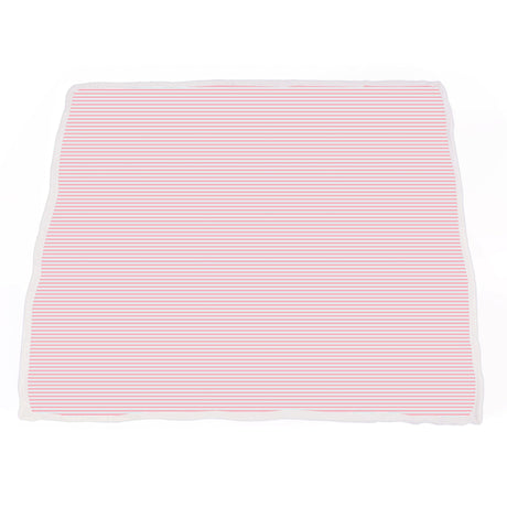 Playful Kitty and Candy Stripe Bamboo Muslin Newcastle Blanket-4