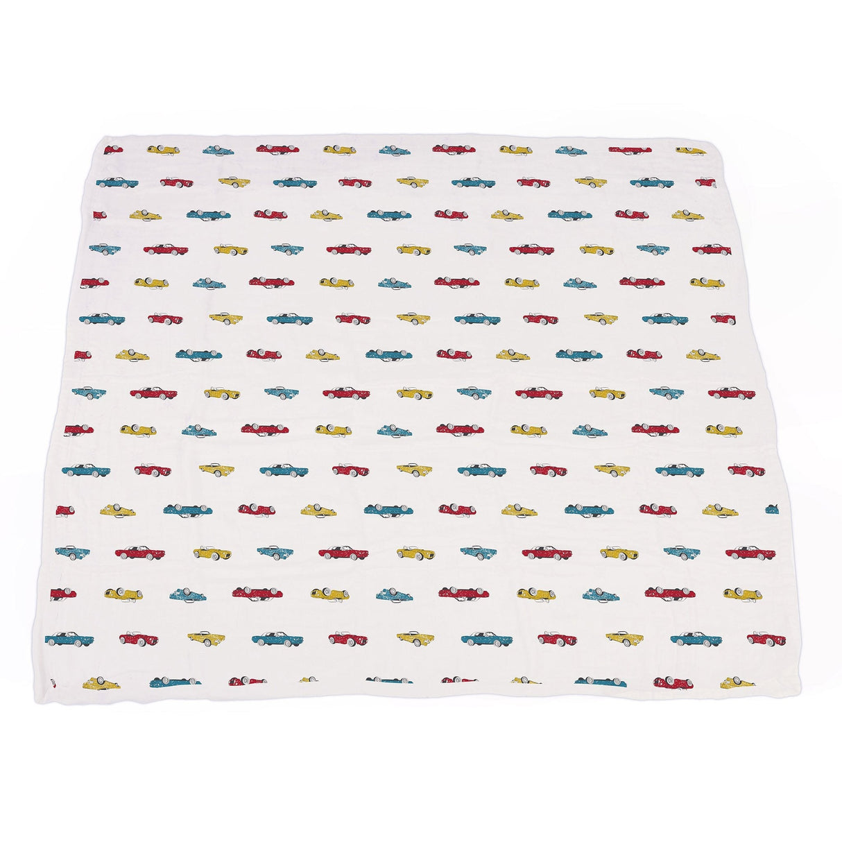 Vintage Muscle Cars and Motorcycles Bamboo Muslin Newcastle Blanket-3