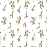 Changing Pad Cover/Bassinet Sheets 2pk| Bamboo Muslin - Animal Print & Giraffe - Sumiye Co