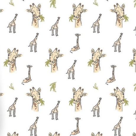 Changing Pad Cover/Bassinet Sheets 2pk| Bamboo Muslin - Animal Print & Giraffe - Sumiye Co