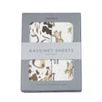 Animal Print and Hungry Giraffe Changing Pad Cover/Bamboo Bassinet Sheets-1
