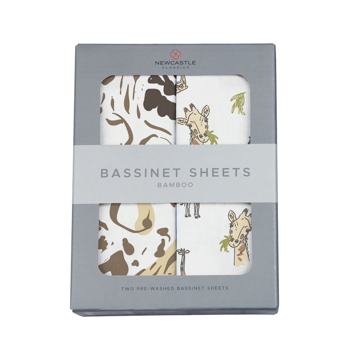 Animal Print and Hungry Giraffe Changing Pad Cover/Bamboo Bassinet Sheets-1