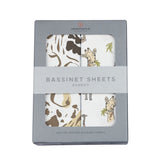 Animal Print and Hungry Giraffe Changing Pad Cover/Bamboo Bassinet Sheets-1
