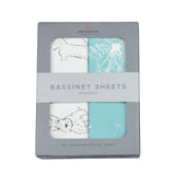 Corgi and Dandelion Seeds Bamboo Changing Pad Cover/Bassinet Sheets-1