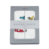 Vintage Muscle Cars and Vintage Motorcycles Bamboo Changing Pad Cover/Bassinet Sheets-1