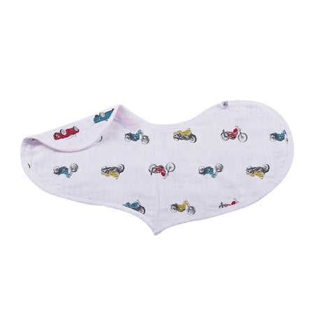 Heart Bib 2PK | Bamboo Muslin - Ultimate Road Trip -2