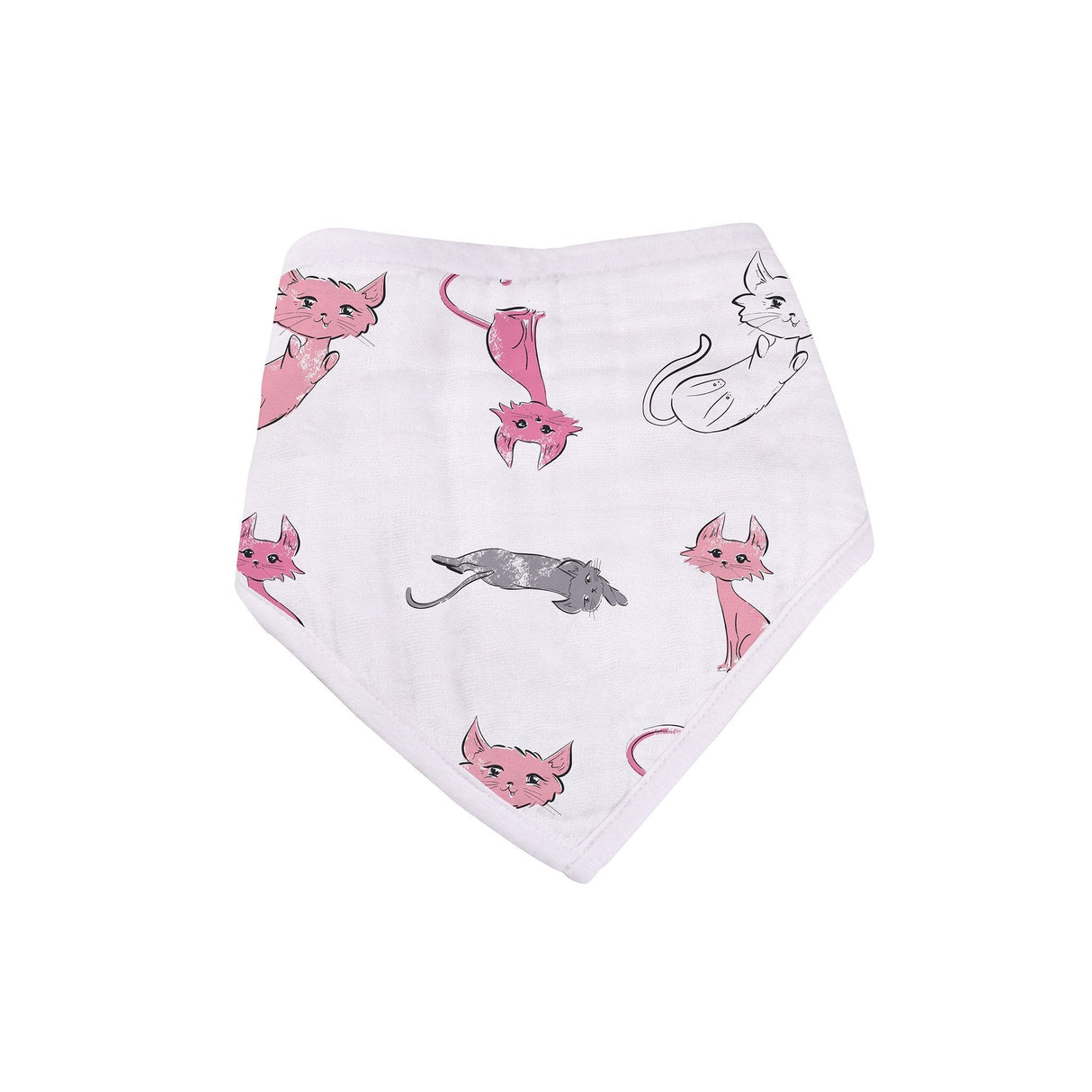 Bandana Bib 4PK | Bamboo Muslin - Dandelions -4