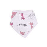 Bandana Bib 4PK | Bamboo Muslin - Dandelions -4