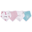 Bandana Bib 4PK | Bamboo Muslin - Dandelions -1