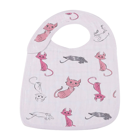 Snap Bibs 3PK | Dandelions - Bamboo Muslin -4