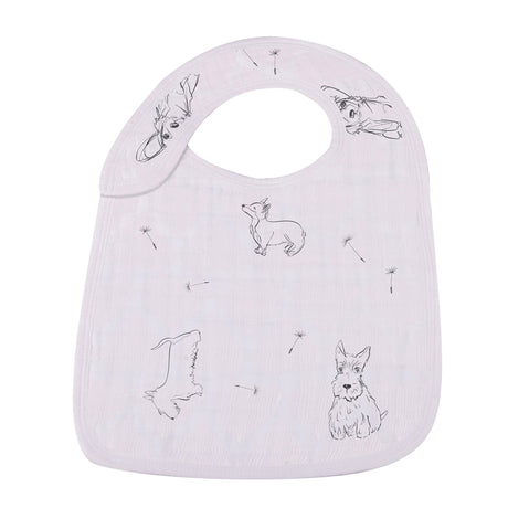 Snap Bibs 3PK | Dandelions - Bamboo Muslin -2