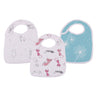 Snap Bibs 3PK | Dandelions - Bamboo Muslin -1