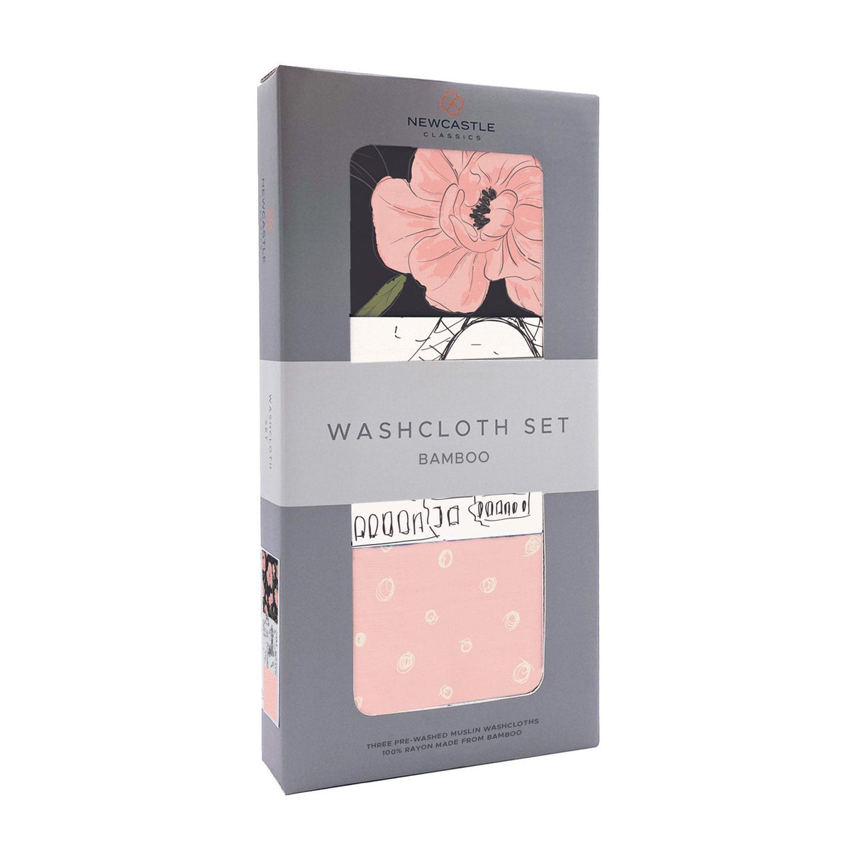 London, Paris, New York Washcloth Set-1