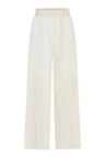 Skye Palazzo Pants - Natural With Gold Stripes - Sumiye Co