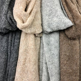 Gray Ultra Plush Alpaca Scarf by SLATE + SALT - Sumiye Co