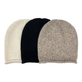 Beige Essential Knit Alpaca Beanie by SLATE + SALT - Sumiye Co