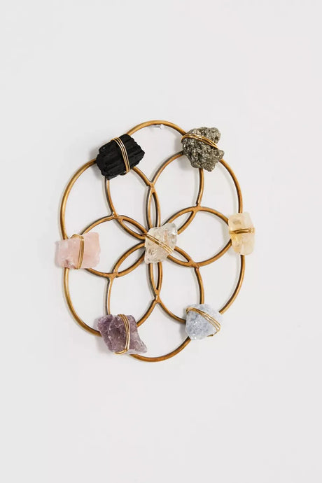 Small Flower of Life Healing Crystal Grid - Sumiye Co